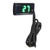 Universal Motorcycle DC12V LCD Screen Slim Water Temperature Gauge With 16mm Tee for Motorbike Green Backlight