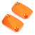 Brake Fluid Reservoir Cap CNC Aluminum Alloy Cover Fit for 250/350 XC 450 SX/SXF/SXR(Orange )