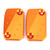 Brake Fluid Reservoir Cap CNC Aluminum Alloy Cover Fit for 250/350 XC 450 SX/SXF/SXR(Orange )