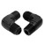 2 Pcs 6AN to 1/4 NPT Fitting Adapter 90 Degree Male Swivel Gas Line Rail Pump Injector Fitting