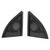 2pcs Car Door Pillar Tweeter Cover Trim Speaker Panel Replacement for Vios YARiS 2014+