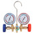 Refrigerant Air Conditioning Tools AC Diagnostic Manifold Gauge Set W/ Hose and Hook Kit