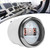 2in Fuel Level Gauge LED Digital Display Smart Red Light Alarm for Marine Boat CarEuropean Standard White