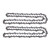 2PCS 72 Drive Links Chainsaw Chain 0.05in Replacement for Husqvarna 33 44 45 50 51 55 57 133 154 234 238