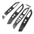 8PCs Door Window Switch Panel Decoration Carbon Fiber Style Lift Switch Button Cover Replacement For Hyundai Tucson