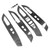 8PCs Door Window Switch Panel Decoration Carbon Fiber Style Lift Switch Button Cover Replacement For Hyundai Tucson