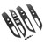 8PCs Door Window Switch Panel Decoration Carbon Fiber Style Lift Switch Button Cover Replacement For Hyundai Tucson