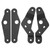 Pair of A Pillar Dual Light Mounting Bracket Steel Construction Replacement for Bronco 2 4 Doors 2021 to 2023