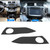 2pcs Carbon Fiber Warning Light Switch Panel Trim Frame Fits for Toyota RAV4 2006-2012