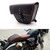 Triangle Synthetic Leather Motorcycle Side Saddle Bag For Cafe Racer ATV Bikes