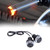 2pcs 12V Motorcycle Handlebar LED Turn Signal Light Hand Grip Bar End Plug Light Universal