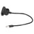 Car Extension Charger USB Port Cable Adapter Adaptor Auto Socket Outlet ABS Portable