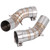Motorcycle Full Exhaust System Middle Pipe Link Connect for Kawasaki Z900 2017-2018