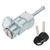 Front Left Door Lock Cylinder Barrel Assembly with Keys Zine Alloy for E46 325i 330i 330xi 2001‑2006