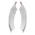 2pcs Front Foglight Trim ABS Chrome Fog Lamp Cover Replacement for Mazda 3 2019‑2021