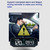 Car Wireless Headup Display Solar GPS Digital Speedometer with LCD Screen Overspeed Alarm Total Mileage/Time/Altitude/Speed Display