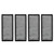 4pcs Air Filter Activated Charcoal 64319159606 Fits for E90 E92 E93 2008-2013