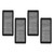 4pcs Air Filter Activated Charcoal 64319159606 Fits for E90 E92 E93 2008-2013