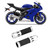 22mm Universal Handlebar Non slip Hand Grips Motorcycle Modification Accessory(Silver )