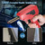 70W Portable Mini Hot Stapler, Plastic Welding Machine Car Bumper Repair Kit Plastic Welder Car Bumper Repair Kit Flat/Outside Corner/Inside Corner/Wave Staples