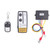 3 Pcs Universal Wireless Winch Remote Control Electric Winch Controller with 3 Receiver 3 Remote Key