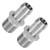 2 Pcs 1/2in NPT Male Thread to 5/8in Barb Connector Heater Intake Manifold Hose Adapter Fitting