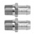 2 Pcs 1/2in NPT Male Thread to 5/8in Barb Connector Heater Intake Manifold Hose Adapter Fitting