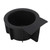 Front Center Console Cup Holder Inserts 96975EA000 Black Anti Slip Stylish High Hardness Replacement for Ford Expedition