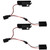 2pcs Car License Plate LED Light Lamp for  Golf 4 1998-2002