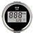 0‑9990RPM Tachometer Gauge IP67 Waterproof Red Backlight 52mm/2in LCD Display 9‑32VBlack Dial Silver Cover