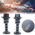 2pcs Hood Cover Spring Hood Buffer Replacement OE A2048800127 Automobile Hood Cover Spring Black