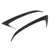 2pcs Headlight Eyebrow Real Carbon Fiber Lightweight Wearproof Replacement for Subaru BRZ ZN8 ZD8