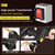 70W Plastic Welding Machine,Hot Stapler Plastic Repair Kit, Hot Staple Gun Car Bumper Crack Repair Kit with Plier,knife& 4 Types Hot Wave Flat Staple