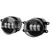 2pcs LED Fog Light 20W White Yellow Dual Color 81210‑48050 81210‑0D042 Fit for 4Runner/Avalon/Camry/Corolla