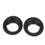 2PCS Front Bumper Fog Light Ring Cover 51113400912 Black Replacement for X3 E83 2004‑2006