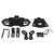Motorcycle License Plate Holder with LED Light Anti Vibration Tag Bracket Replacement For Aprilia RS660 Tuono 660 RSV4