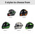Motorcycle Helmet Full Face Street Helmet Unisex Adult Cool Rider Equipment Four Seasons Street Touring Motorcycle Helmet Style C Size M