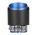 Carbon Fiber 80mm Inlet 101mm Outlet Tail Throat Staight sided Matte Exhaust Pipe Tip Fit for Mazda CX5 CX4(Blue )