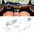 4pcs ABS Chromed  Window Lifter Switch Panel Cover Trim Fits for 3 series G20 G28 2020