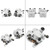 2Pcs Front Brake Caliper Set for KODIAK 400 1999‑2006/KODIAK 450 2003‑2006