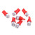 20 pcs 12V T10 5050 5 SMD LED Car Wedge Light Bulbs Super Bright Lamp Red
