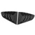 2PCS Rear Window Shutter Cover Left Right Improve Streamline Elegant Window Louvers Scoop Cover Blinds for X4 G02 2018 Onwards Bright Black