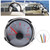 52mm/2in Water Level Gauges 9‑32V DC Smart Alarm for Marine Boat RV 0‑190ohm European Sensor Blanc
