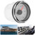 52mm/2in Water Level Gauges 9‑32V DC Smart Alarm for Marine Boat RV 0‑190ohm European Sensor Blanc