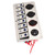 Rocker Switch Panel 8 Gang 12‑24V 5 Pin Blue Light Toggle On Off Lights Control Switch Panel