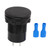 USB Car Charger Dual USB Port QC3.0 Fast Charging Blue Light with Switch Key 12‑24V Universal for Motorcycle RV