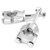 1 Pair Aluminum Alloy Motorbike Mount Riser 22mm Motorcycle Handlebar Fixed Clamps