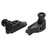 Motorcycle Rear Axle Blocks Chain Adjuster Aluminium Alloy Replacement for CB500F CB500X CBR500R 2013‑2016Black