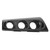 Carbon Fiber Dashboard Gauge Cover Panel Trim Decor Fit for Mitsubishi Lancer Evolution X 2008-2012(RightHand Drive )