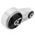 Car Engine Mount 22116783094 Rubber Aluminium Alloy for R55 R56 R57 R58 R59 2009‑2012
